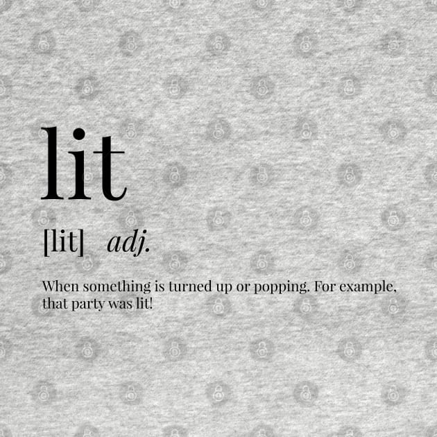 Lit Definition by definingprints